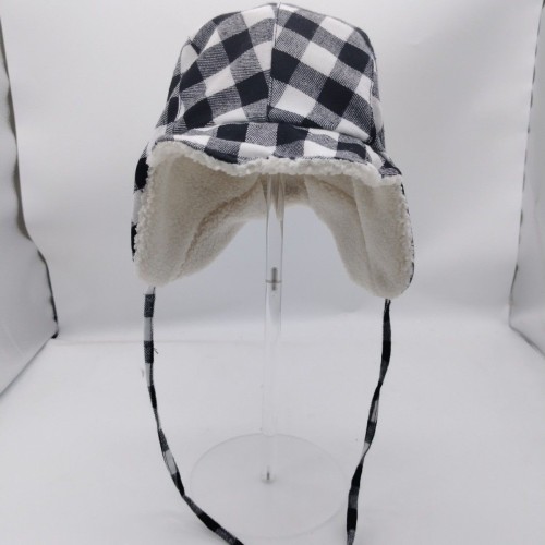 New Winter Cross-border Direct Sales Retro Plaid Lambskin Lei Feng Korean Style Fashion